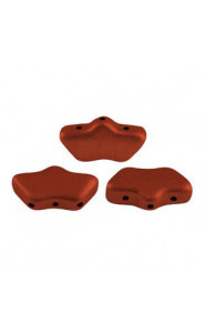 Les perles par Puca® Delos beads Red metallic mat 03000/01890